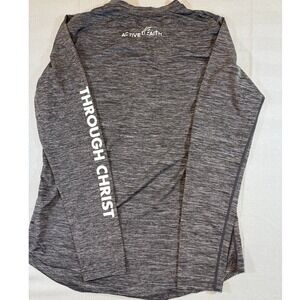 In Jesus Name I Play Mens Small Gray Space Dye Athletic Tee Colossians 3:17 1308